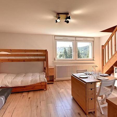 Ferienwohnung Le Nid Des Vosges - Appt Vue Montagne Gérardmer Exterior foto