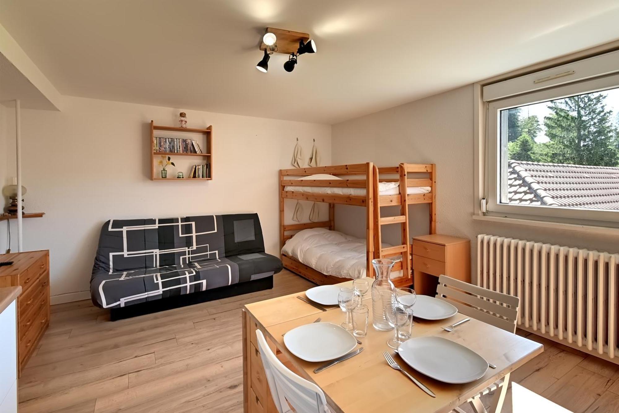 Ferienwohnung Le Nid Des Vosges - Appt Vue Montagne Gérardmer Exterior foto
